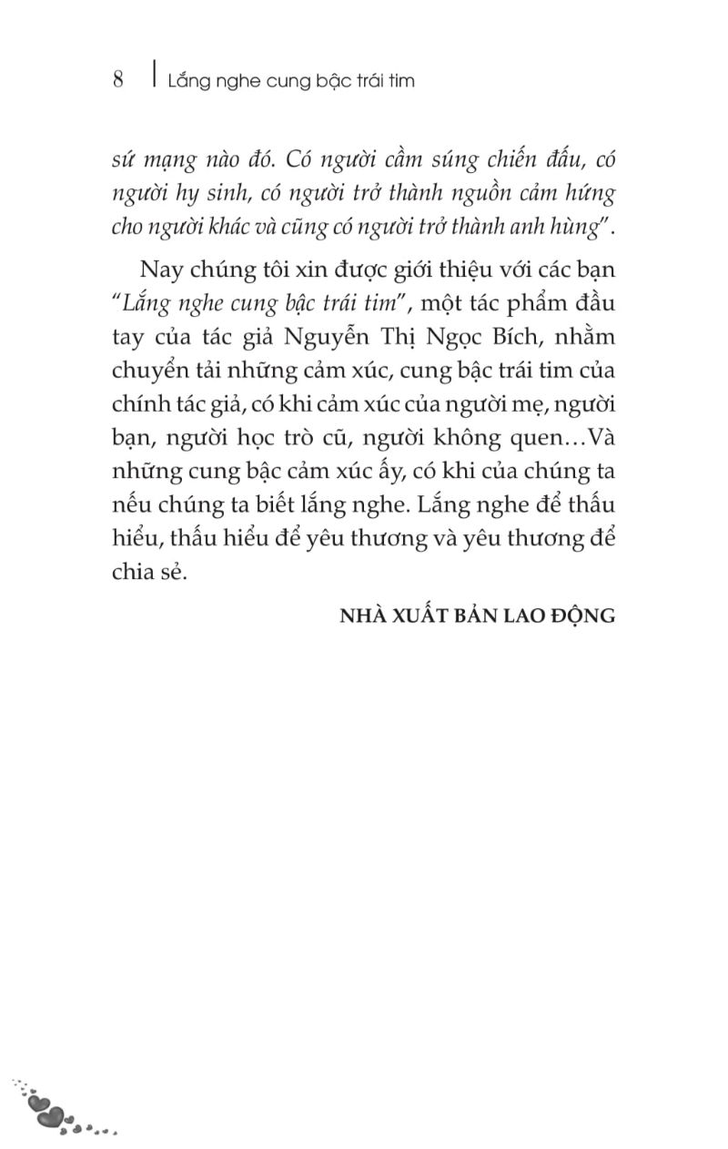 Lắng nghe cung bậc trái tim (130x205mm) Tản văn 15052019-008